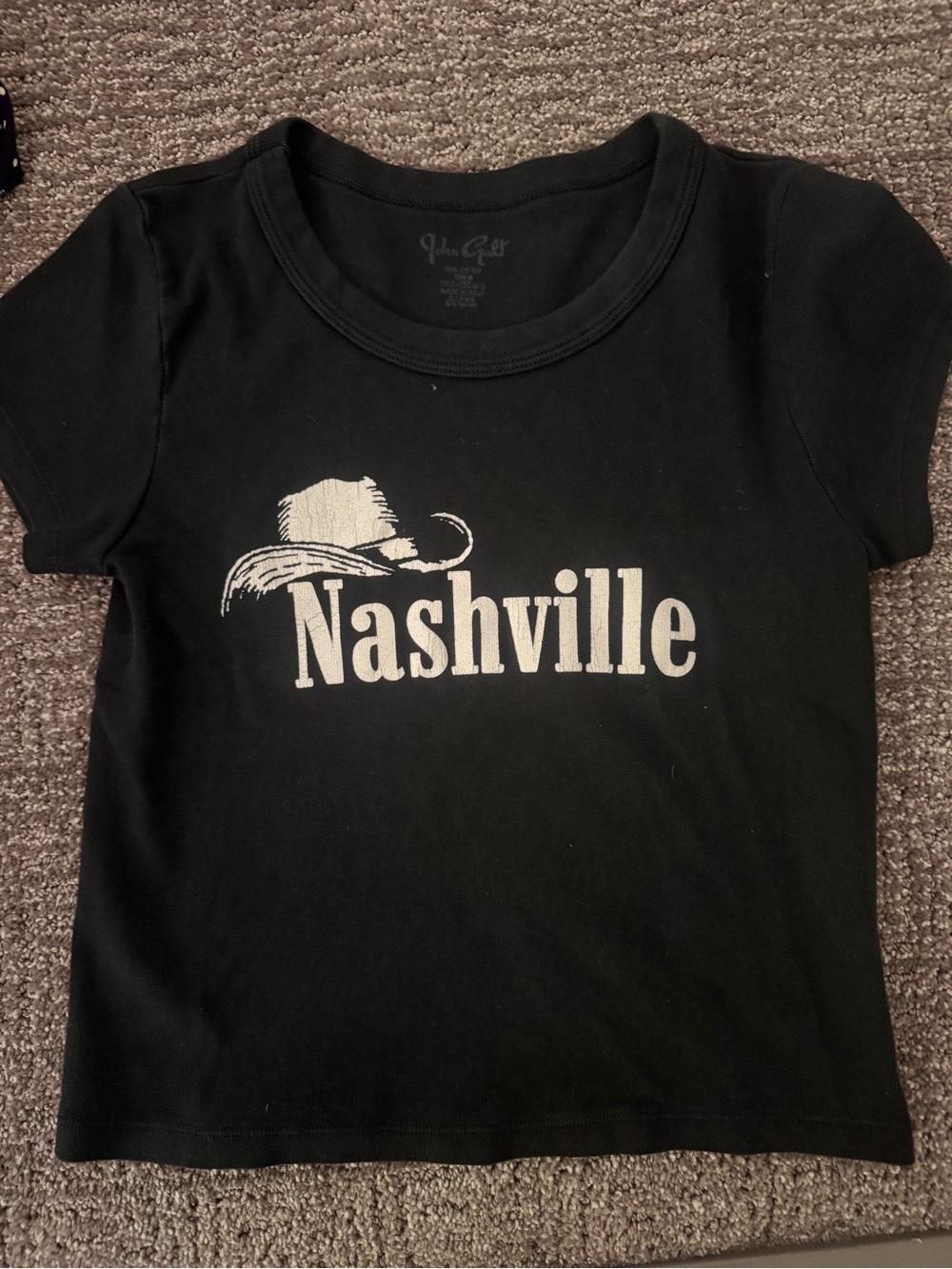 John Galt Brandy Melville Nashville Graphic Tee